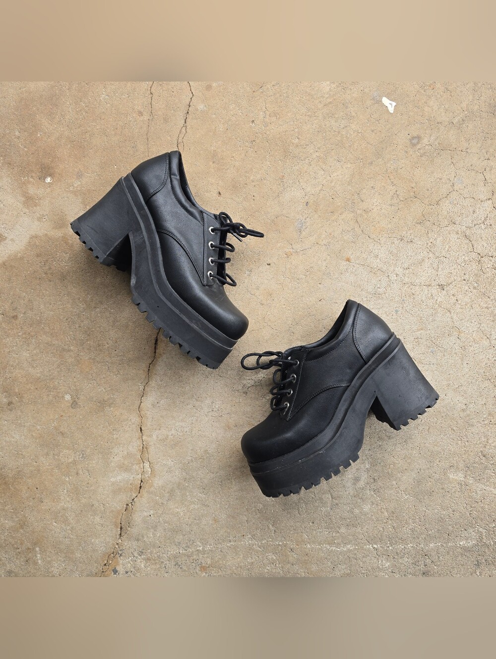 Delia platform Grunge school girl Academia shoes 9